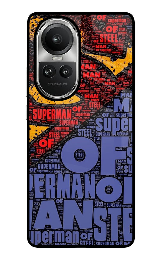 Superman Oppo Reno10 5G/10 Pro 5G Glass Case