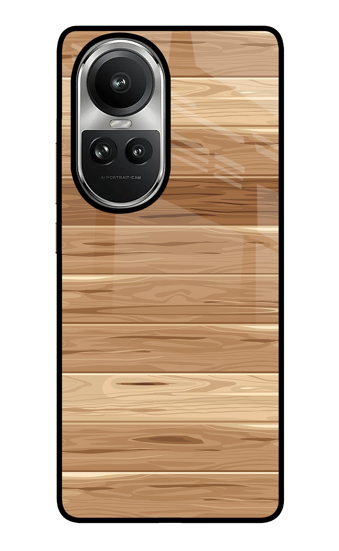 Wooden Vector Oppo Reno10 5G/10 Pro 5G Glass Case
