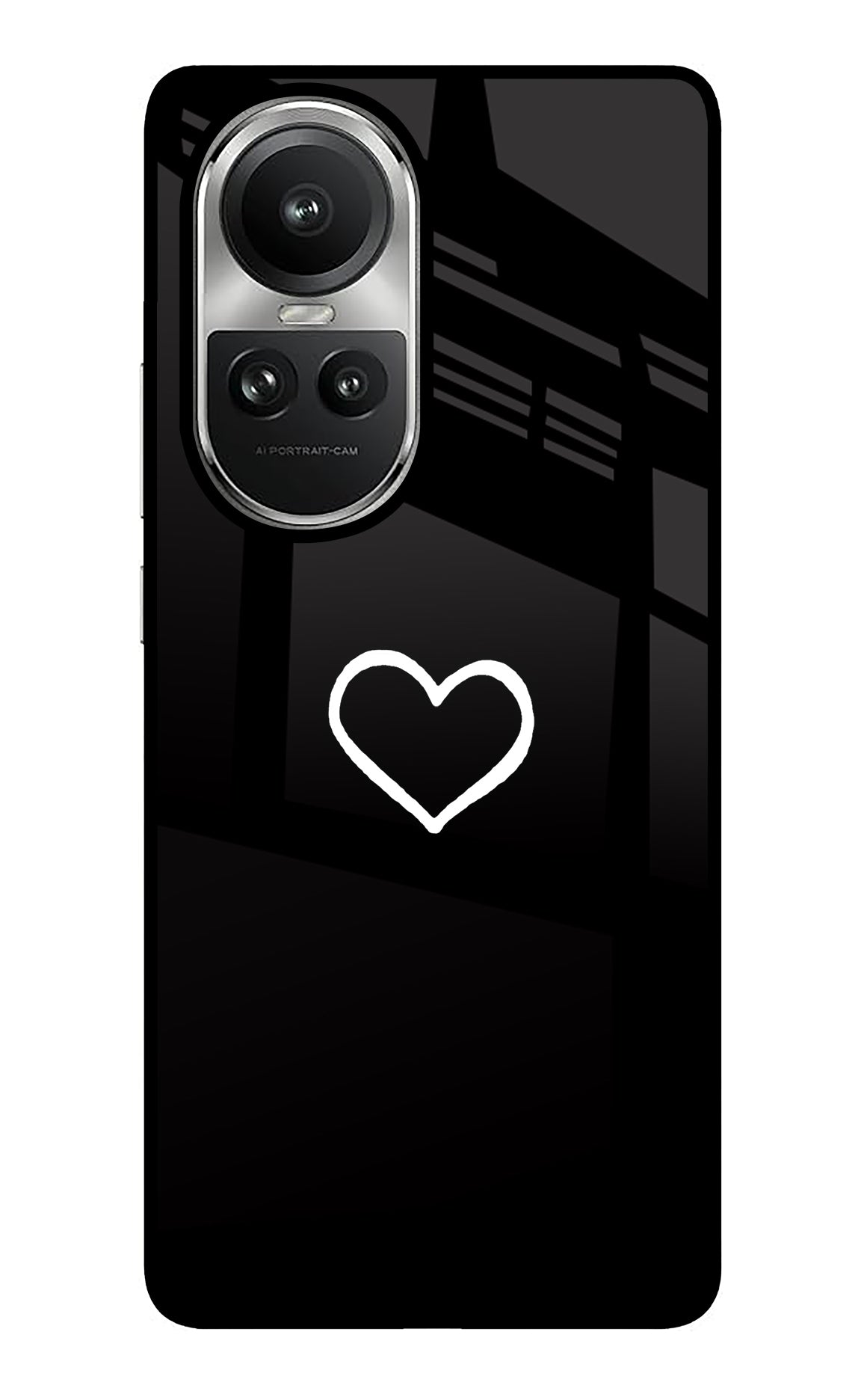 Heart Oppo Reno10 5G/10 Pro 5G Glass Case