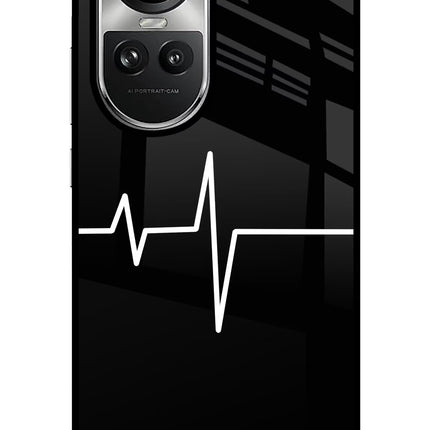 Heart Beats Oppo Reno10 5G/10 Pro 5G Glass Case Back Cover by Casekaro