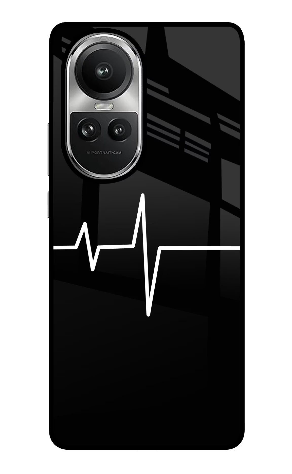 Heart Beats Oppo Reno10 5G/10 Pro 5G Glass Case Back Cover by Casekaro