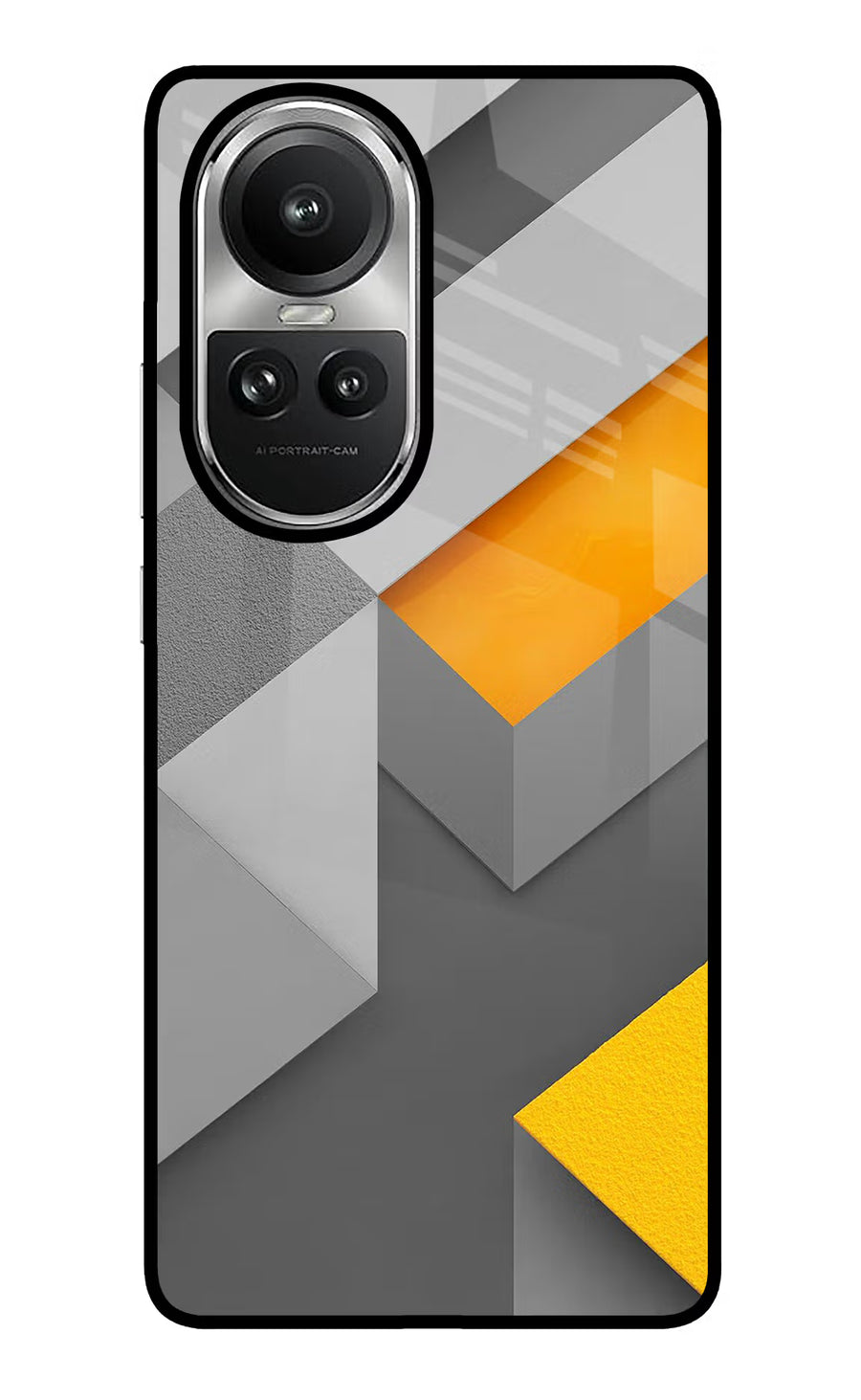 Abstract Oppo Reno10 5G/10 Pro 5G Back Cover, Glass case