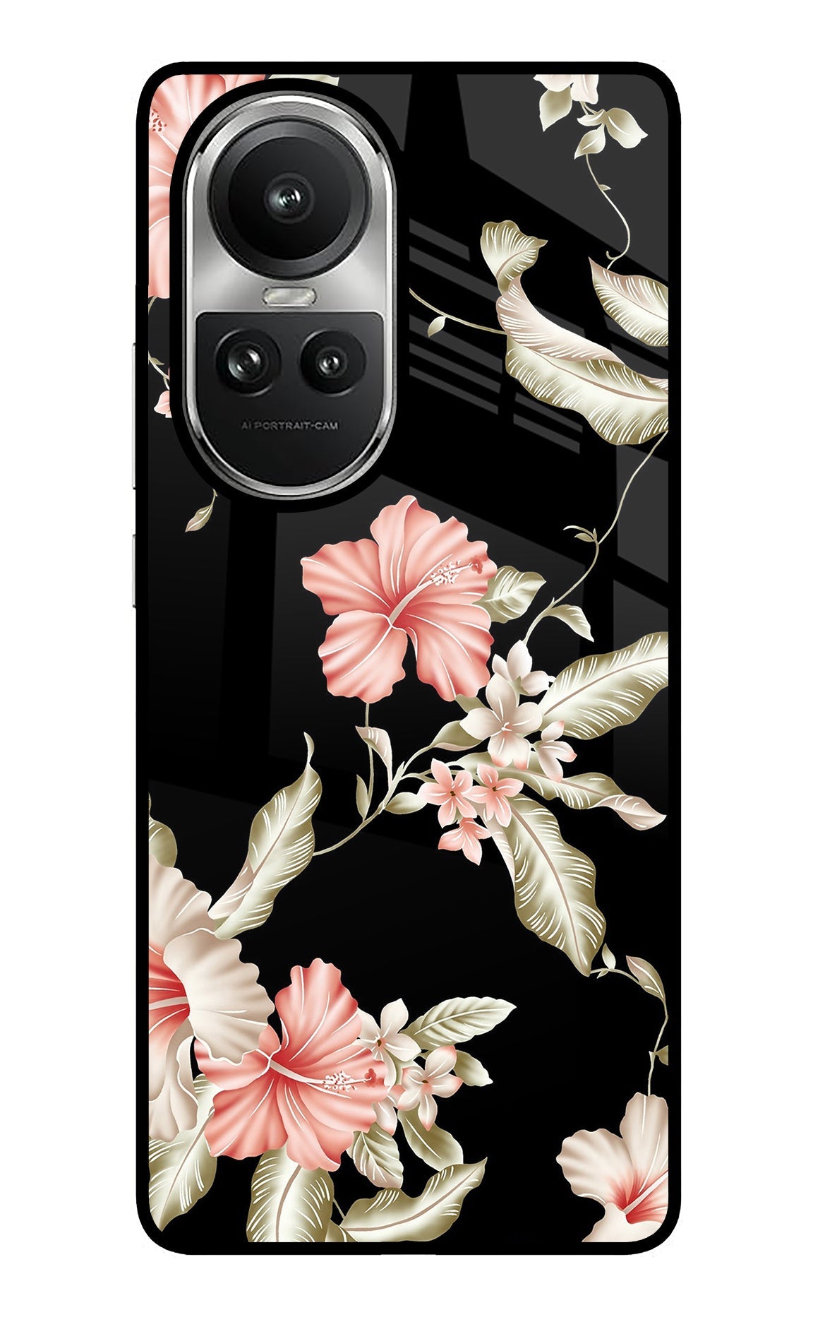 Flowers Oppo Reno10 5G/10 Pro 5G Glass Case