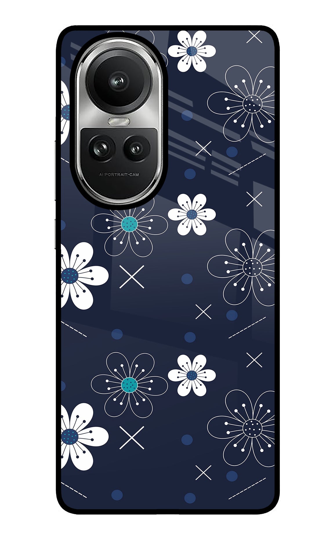 Flowers Oppo Reno10 5G/10 Pro 5G Back Cover