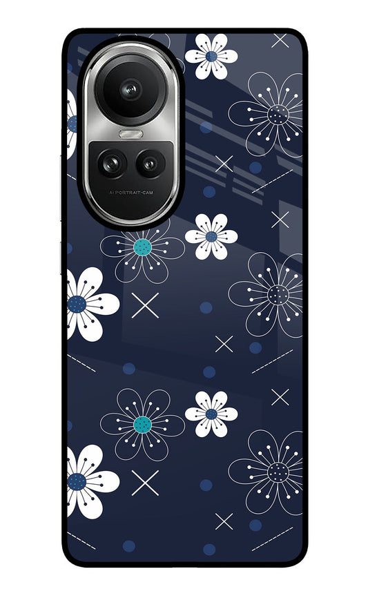 Flowers Oppo Reno10 5G/10 Pro 5G Glass Case