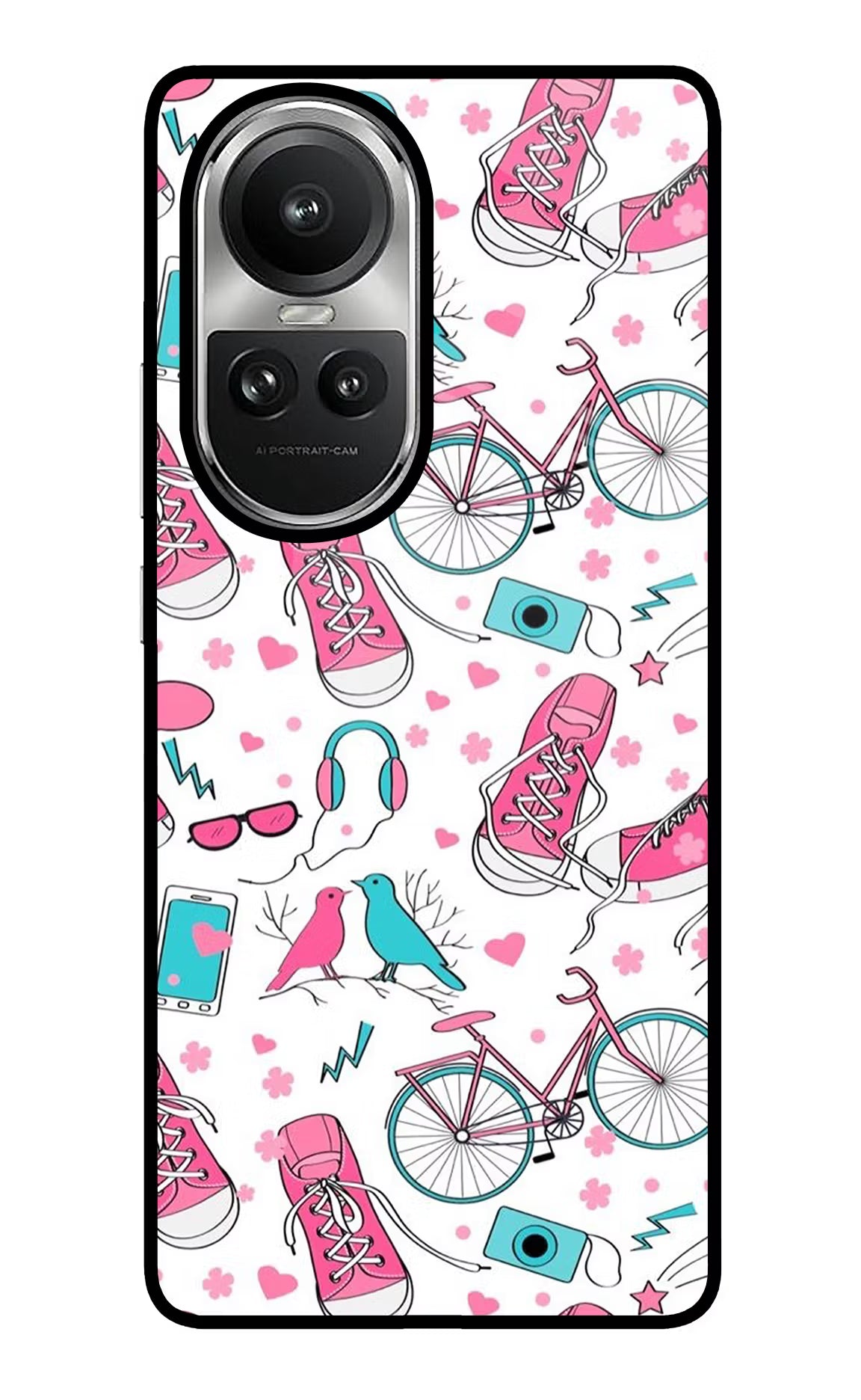 Artwork Oppo Reno10 5G/10 Pro 5G Glass Case Back Cover by Casekaro