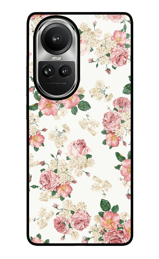 Flowers Oppo Reno10 5G/10 Pro 5G Glass Case