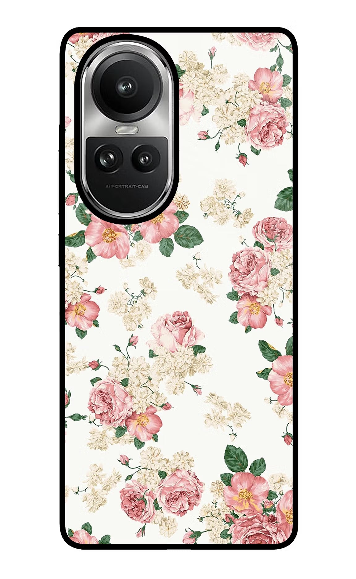 Flowers Oppo Reno10 5G/10 Pro 5G Glass Case Back Cover by Casekaro