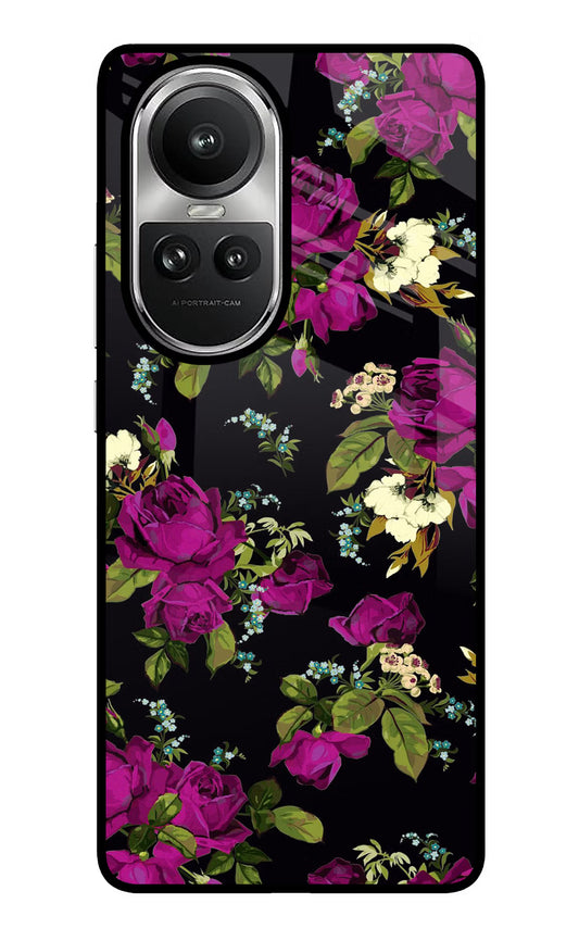 Flowers Oppo Reno10 5G/10 Pro 5G Glass Case