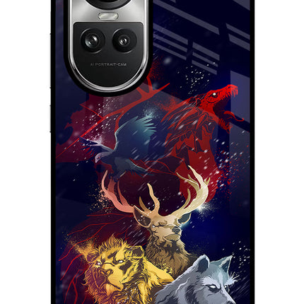 Game Of Thrones Oppo Reno10 5G/10 Pro 5G Glass Case Back Cover by Casekaro