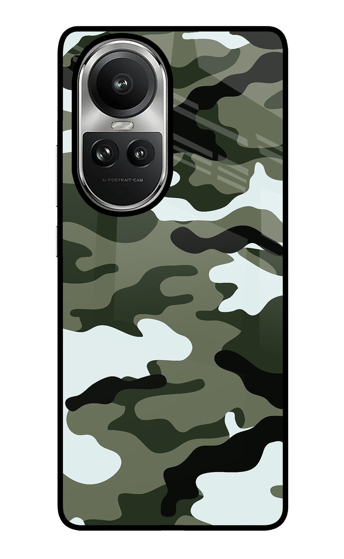 Camouflage Oppo Reno10 5G/10 Pro 5G Glass Case