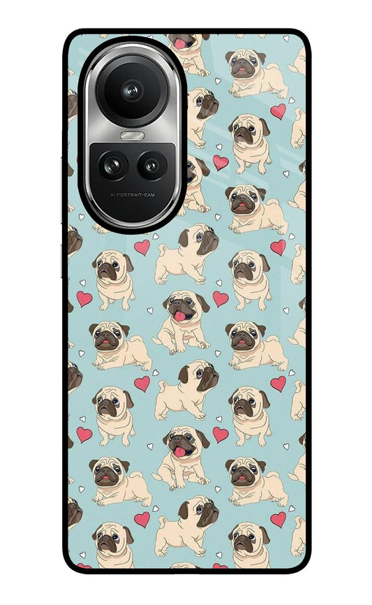 Pug Dog Oppo Reno10 5G/10 Pro 5G Glass Case