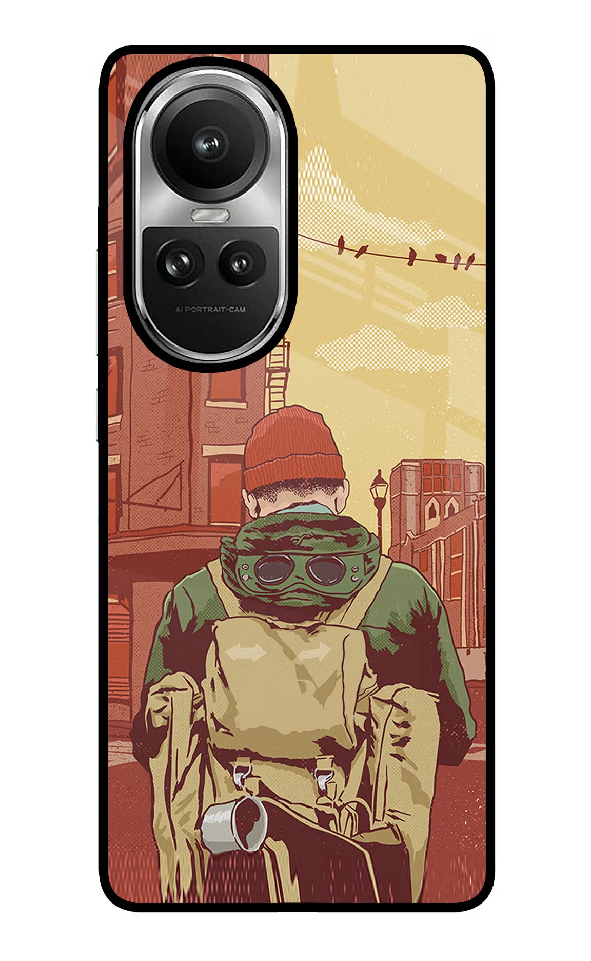 Adventurous Oppo Reno10 5G/10 Pro 5G Glass Case Back Cover by Casekaro