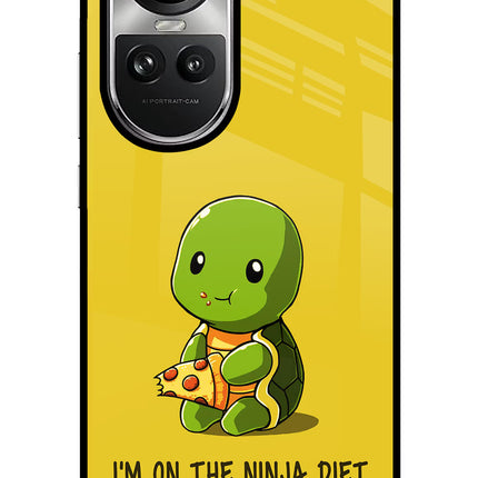 I'm on Ninja Diet Oppo Reno10 5G/10 Pro 5G Glass Case Back Cover by Casekaro