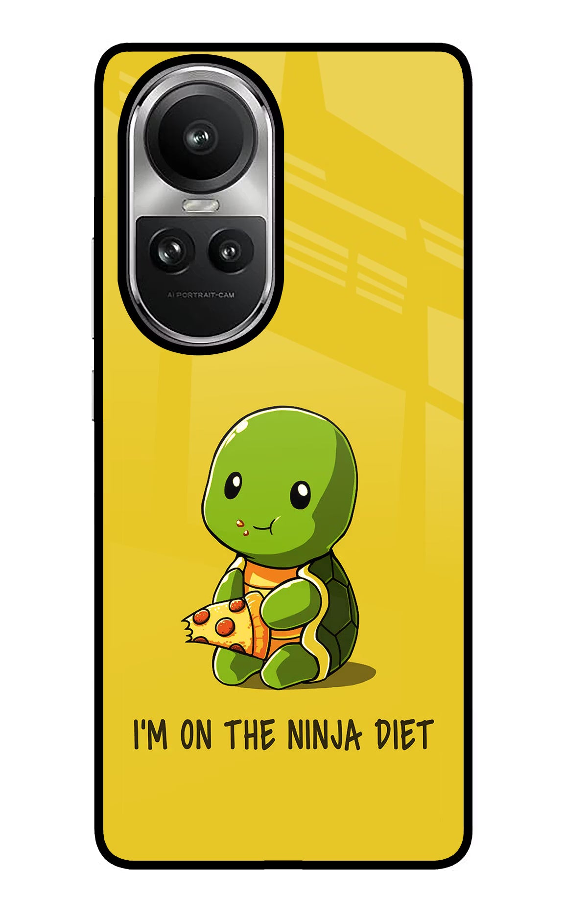 I'm on Ninja Diet Oppo Reno10 5G/10 Pro 5G Glass Case Back Cover by Casekaro