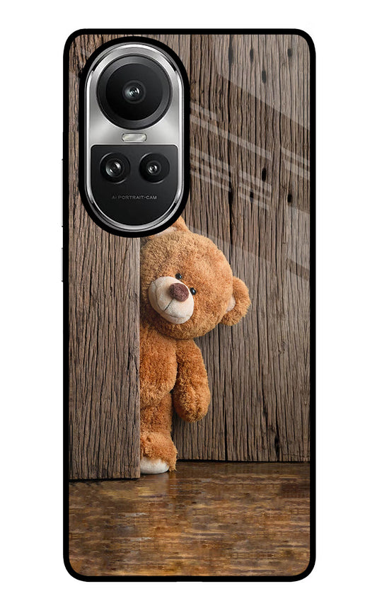 Teddy Wooden Oppo Reno10 5G/10 Pro 5G Glass Case
