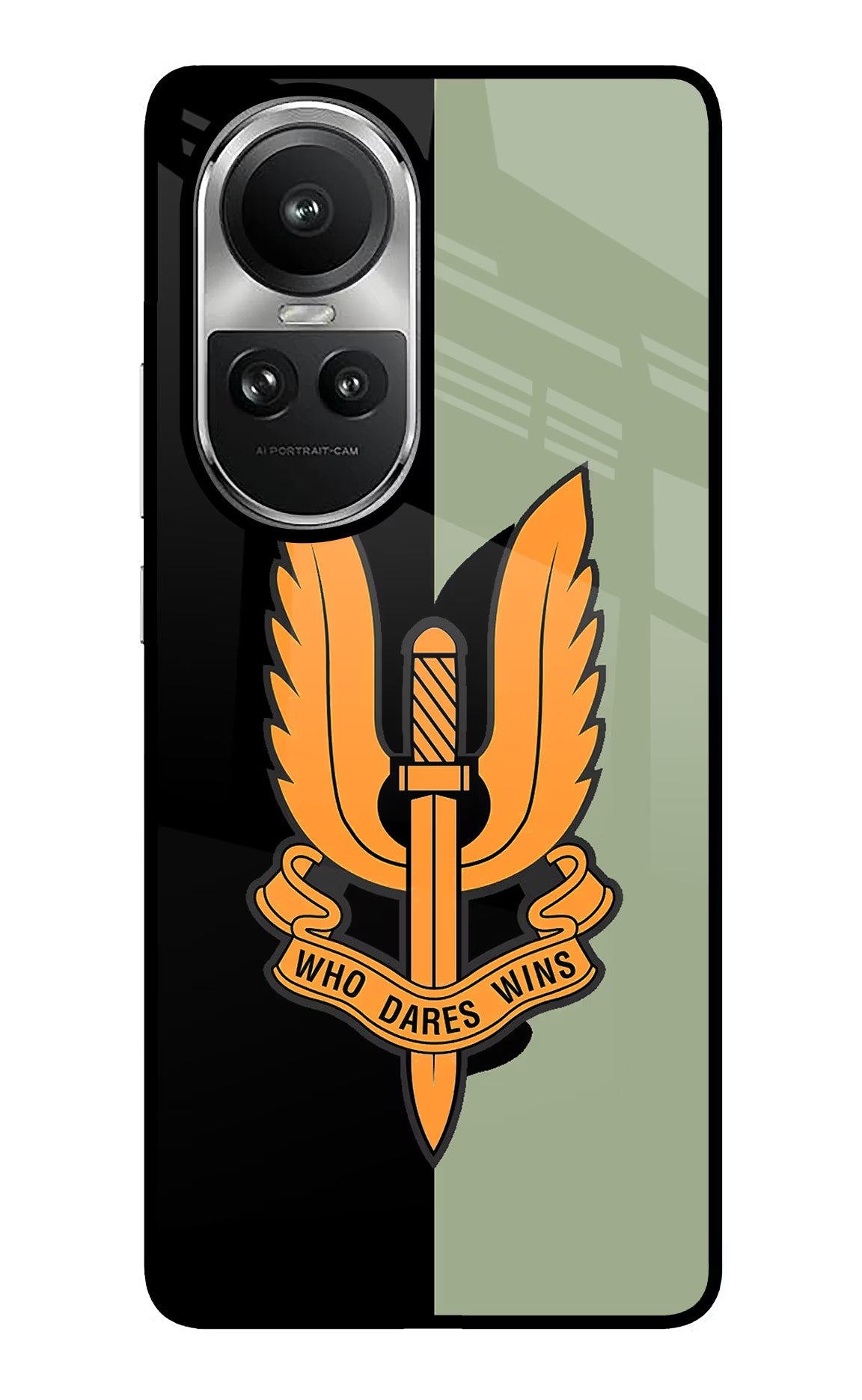 Balidan Logo Oppo Reno10 5G/10 Pro 5G Glass Case Back Cover by Casekaro