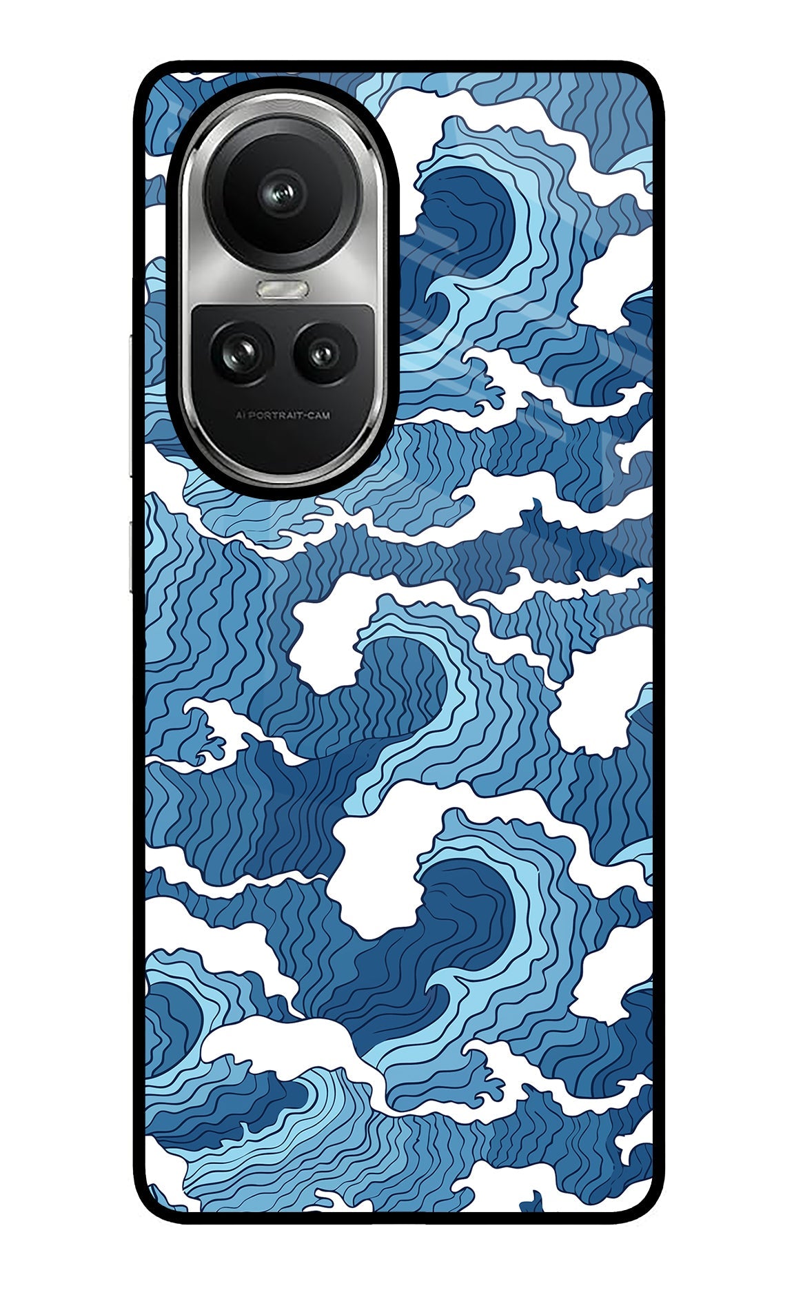 Blue Waves Oppo Reno10 5G/10 Pro 5G Glass Case