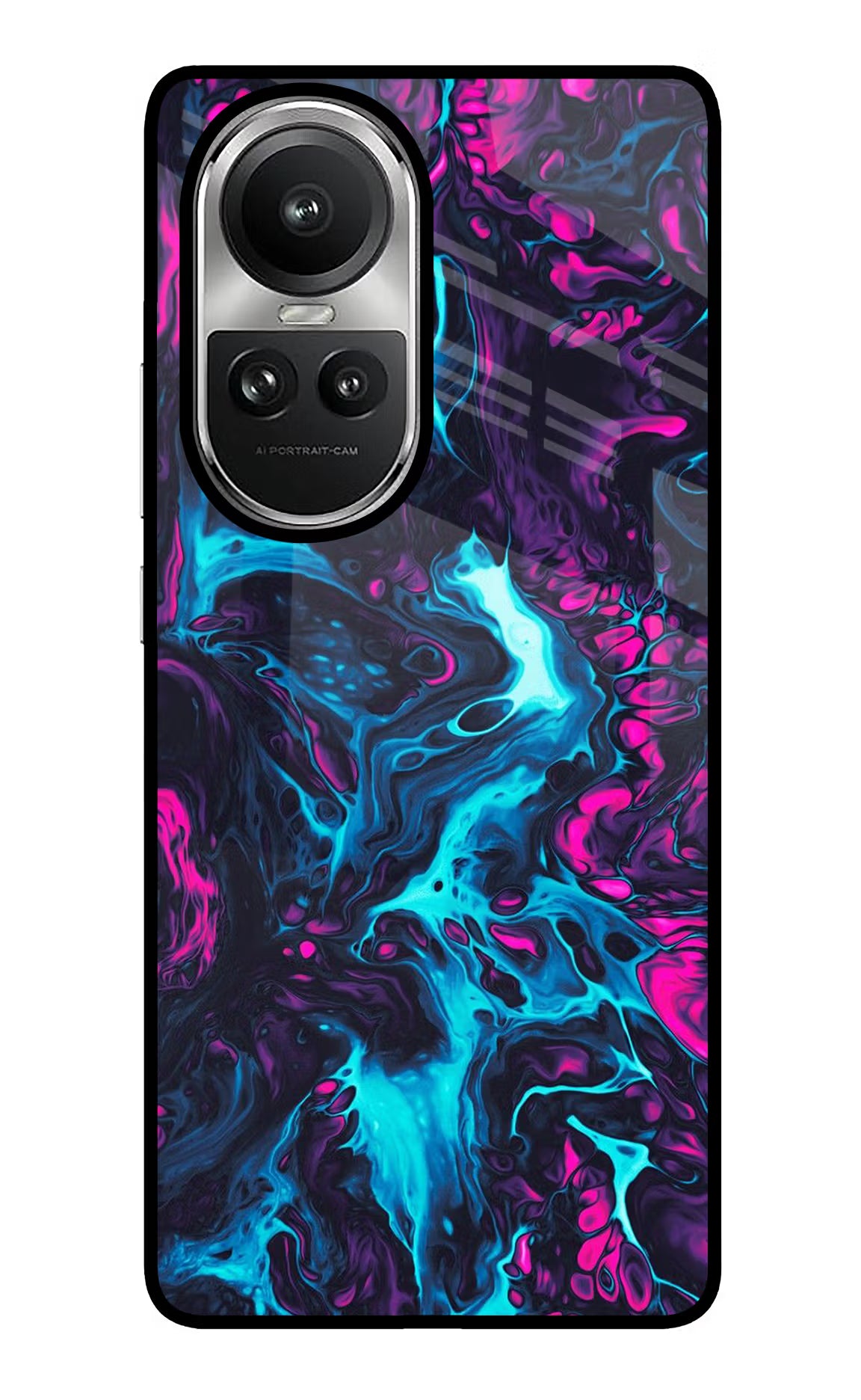 Abstract Oppo Reno10 5G/10 Pro 5G Glass Case Back Cover by Casekaro