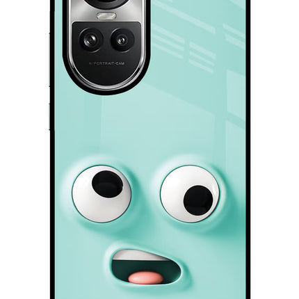 Funny Cartoon Oppo Reno10 5G/10 Pro 5G Glass Case Back Cover by Casekaro
