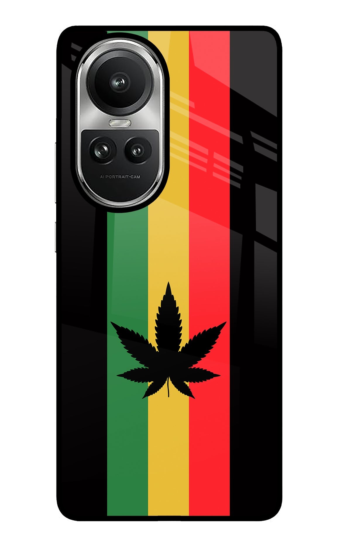 Weed Flag Oppo Reno10 5G/10 Pro 5G Glass Case
