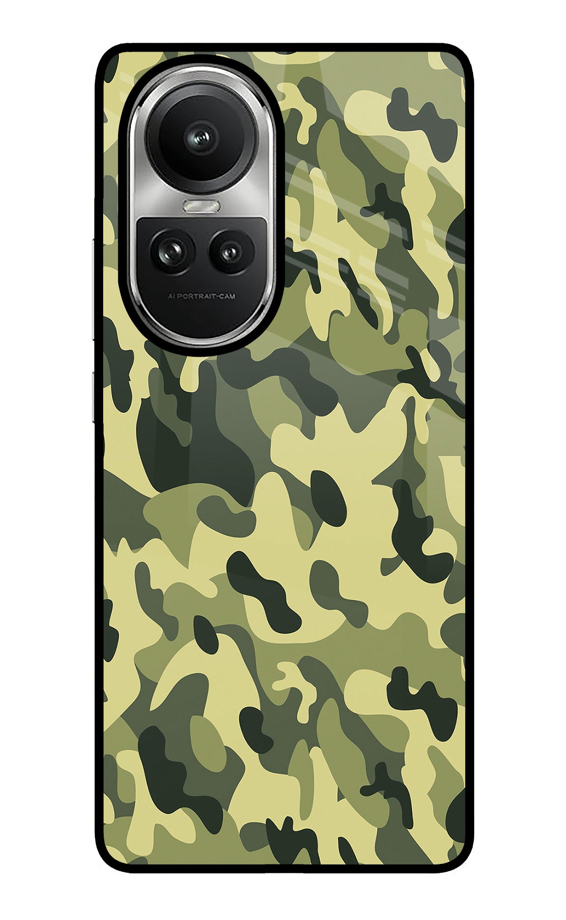 Camouflage Oppo Reno10 5G/10 Pro 5G Glass Case