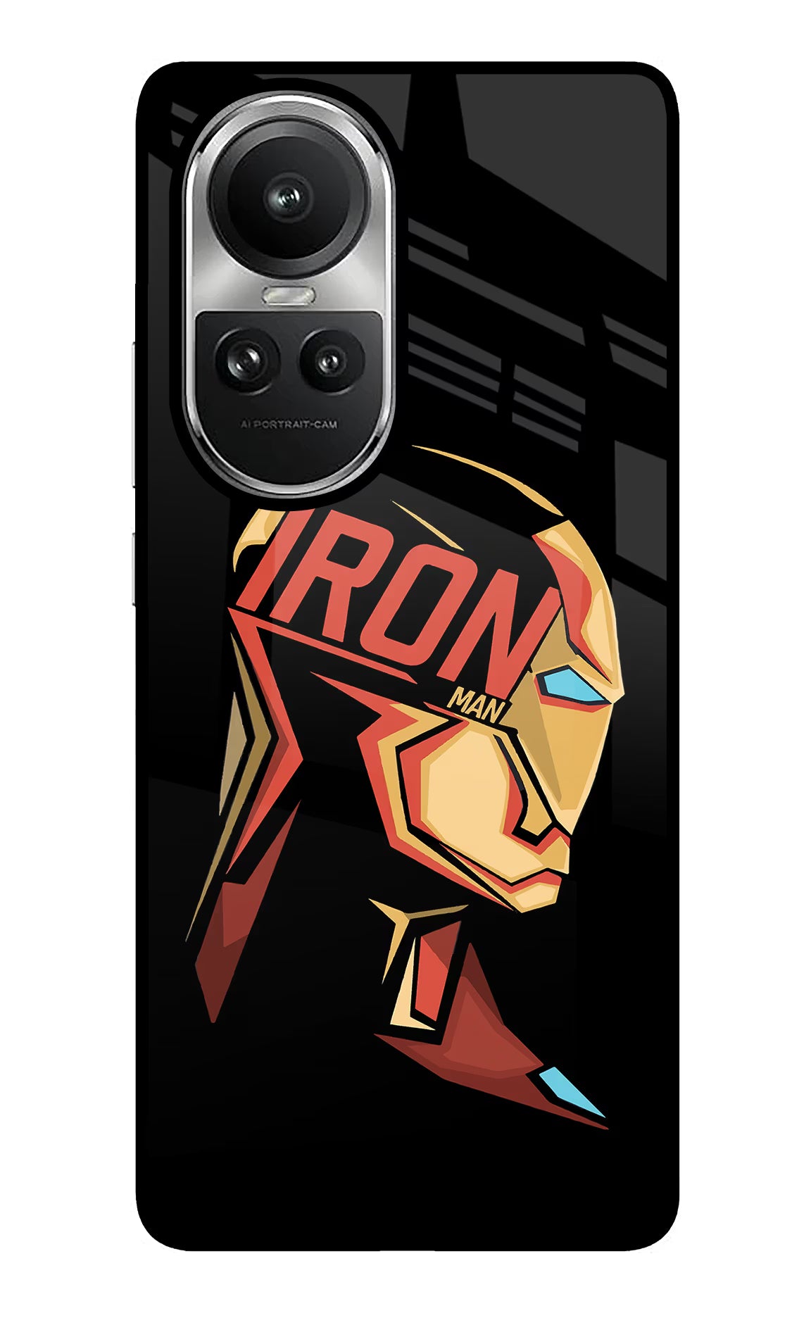 IronMan Oppo Reno10 5G/10 Pro 5G Glass Case Back Cover by Casekaro