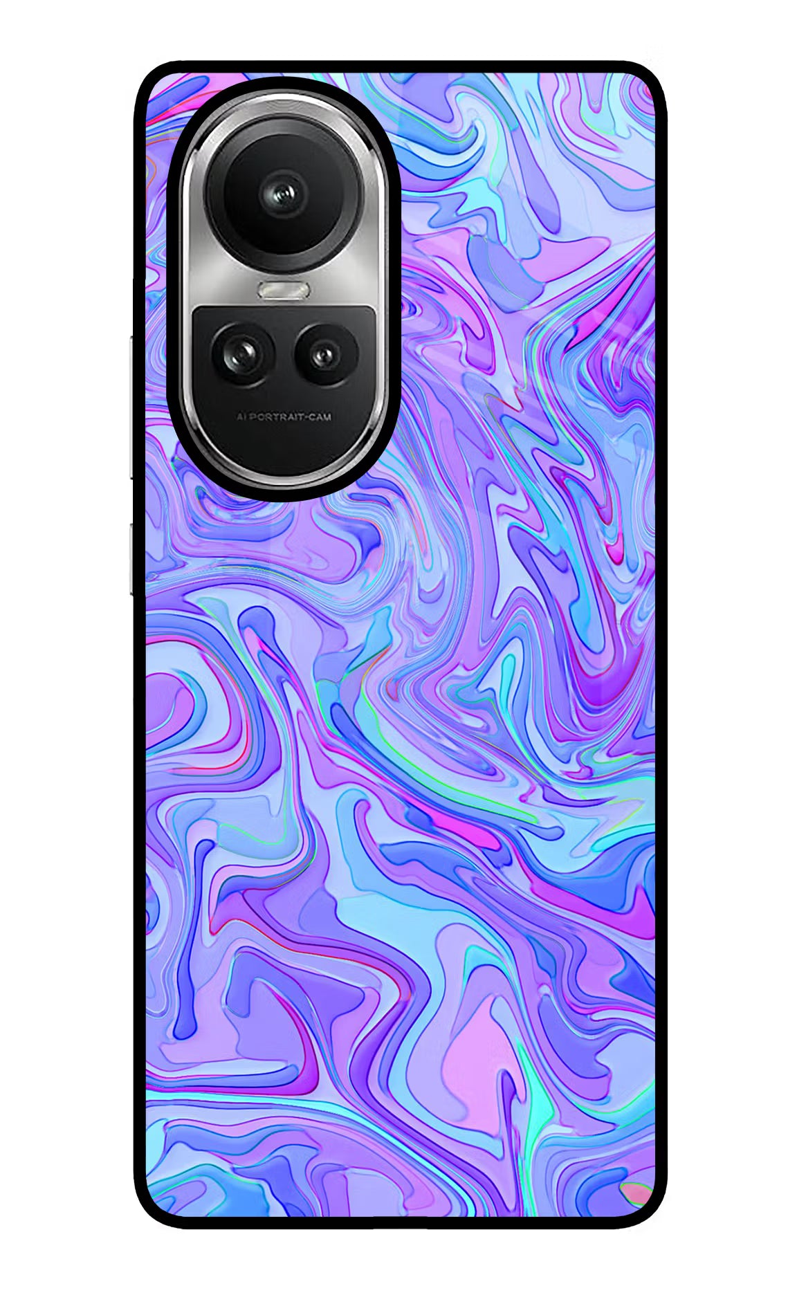 Glitter Oppo Reno10 5G/10 Pro 5G Glass Case Back Cover by Casekaro