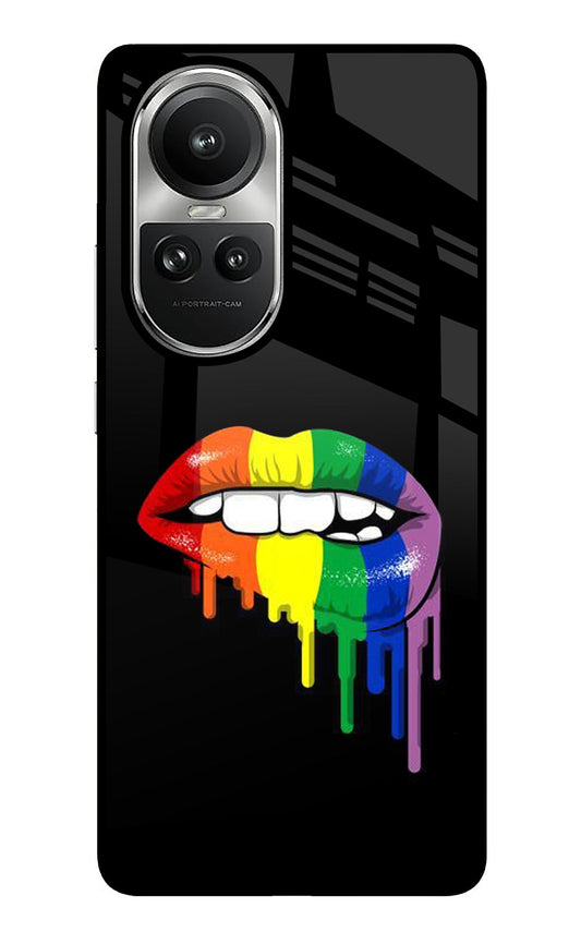Lips Biting Oppo Reno10 5G/10 Pro 5G Glass Case