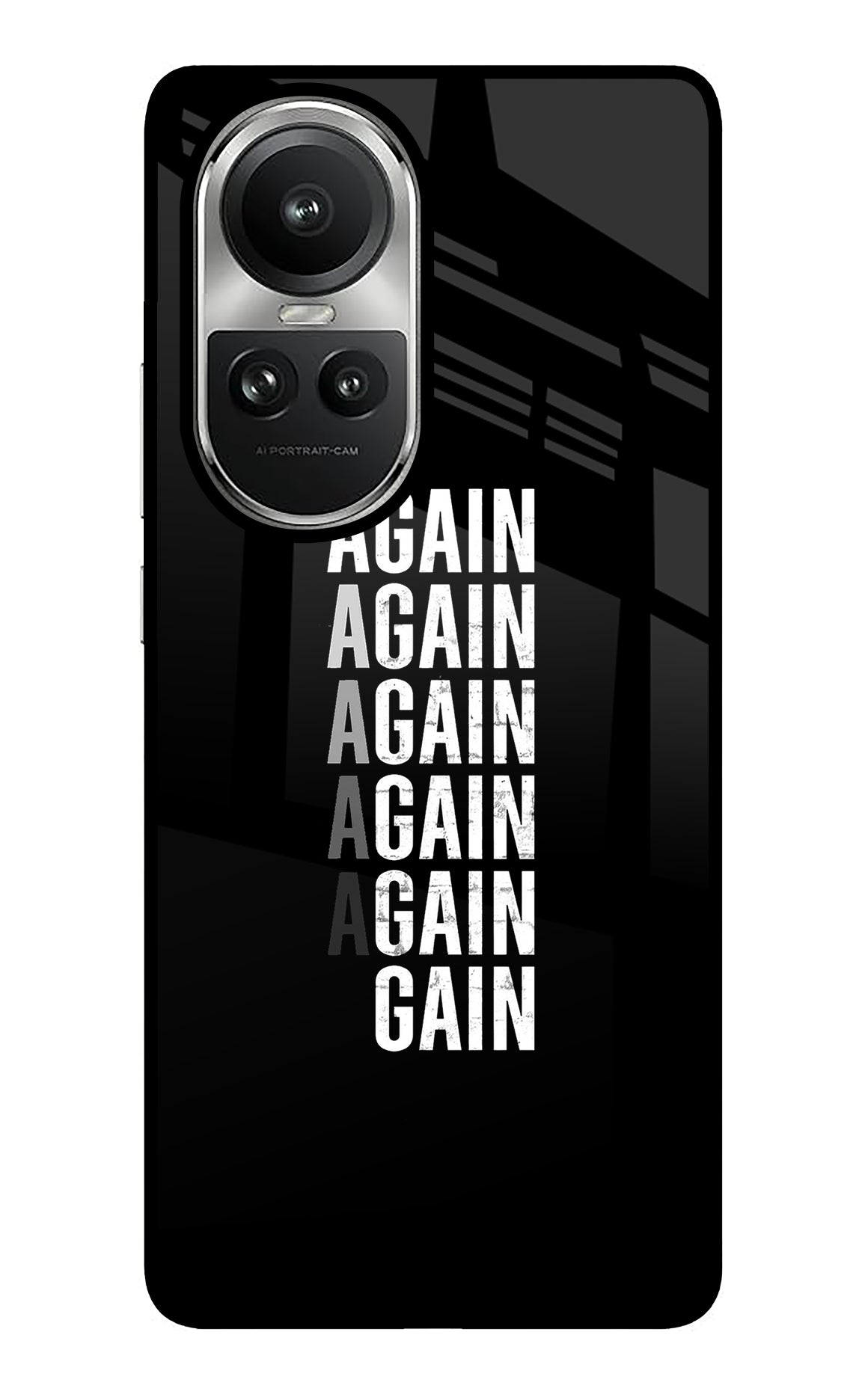 Again Again Gain Oppo Reno10 5G/10 Pro 5G Glass Case