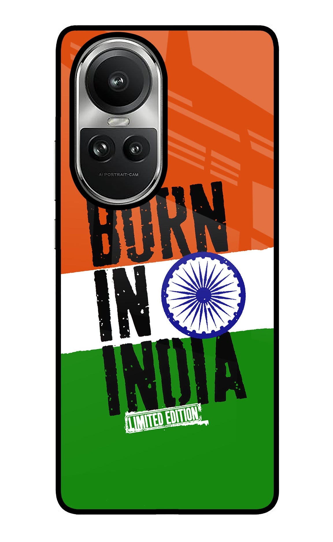 Born in India Oppo Reno10 5G/10 Pro 5G Glass Case