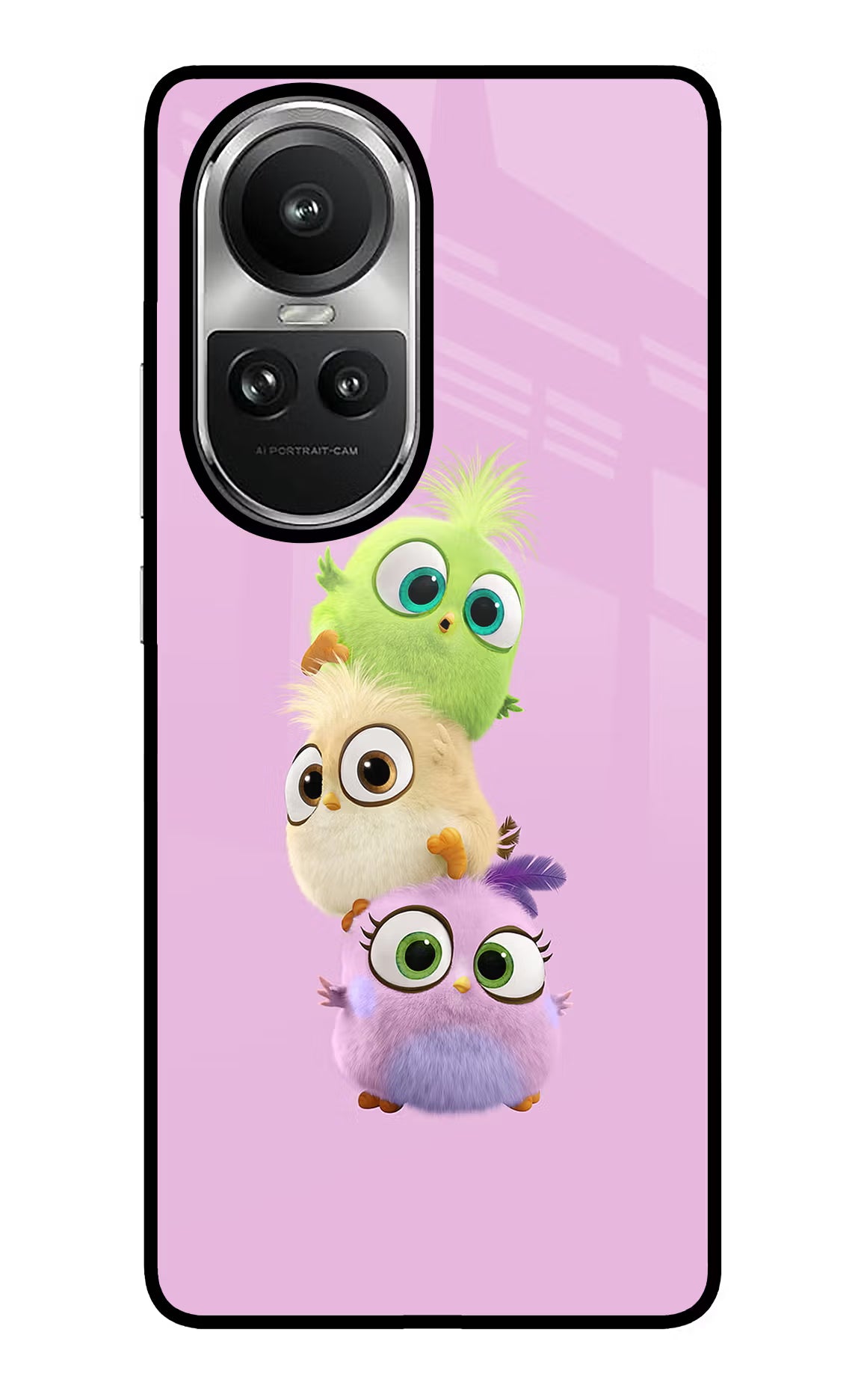 Cute Little Birds Oppo Reno10 5G/10 Pro 5G Glass Case Back Cover by Casekaro