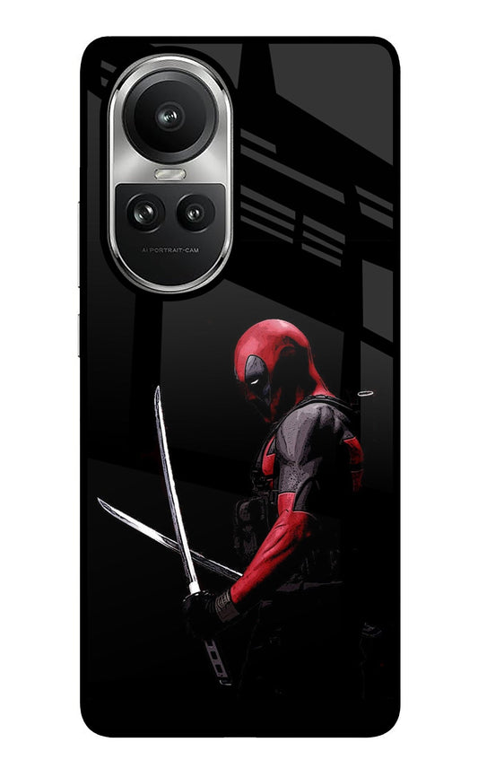 Deadpool Oppo Reno10 5G/10 Pro 5G Glass Case