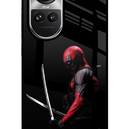 Deadpool Oppo Reno10 5G/10 Pro 5G Glass Case Back Cover by Casekaro