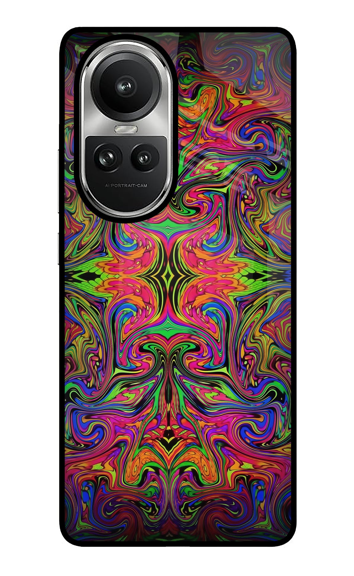 Psychedelic Art Oppo Reno10 5G/10 Pro 5G Glass Case