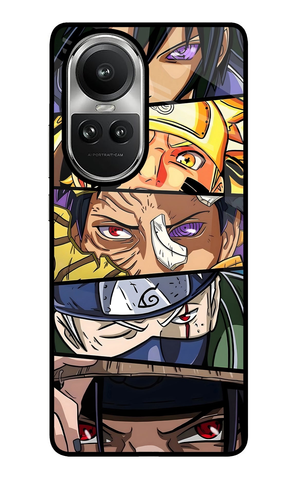Naruto Character Oppo Reno10 5G/10 Pro 5G Glass Case