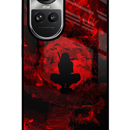 Itachi Uchiha Oppo Reno10 5G/10 Pro 5G Glass Case Back Cover by Casekaro