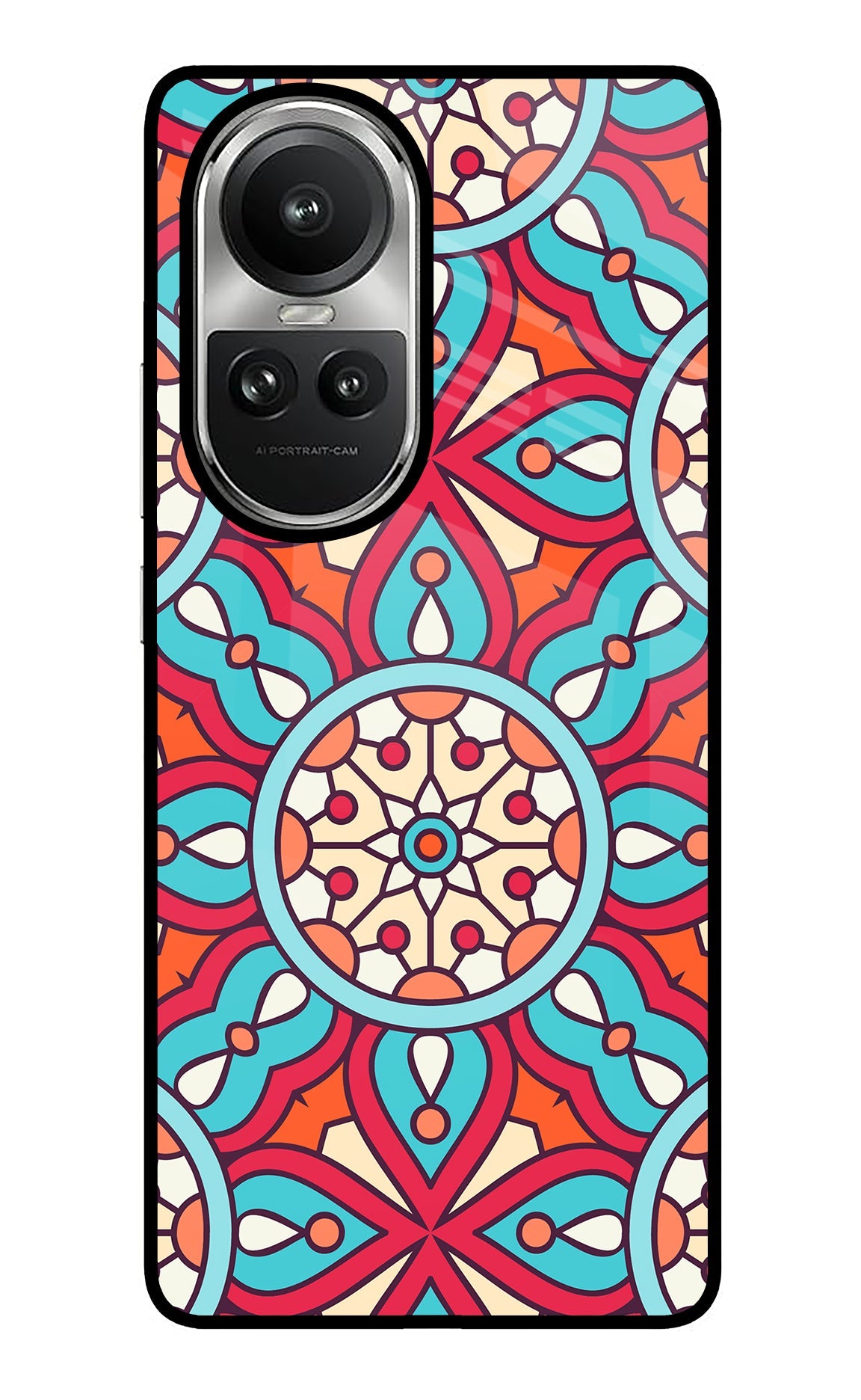 Mandala Geometric Oppo Reno10 5G/10 Pro 5G Glass Case