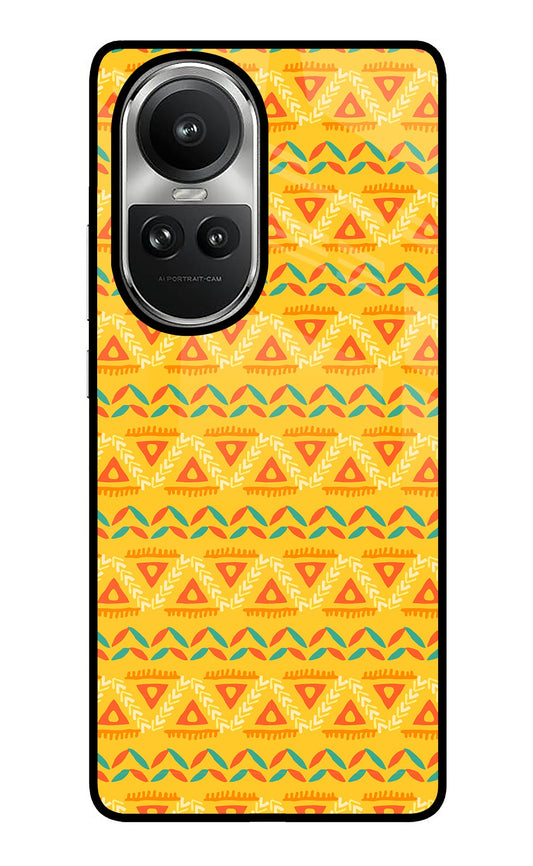 Tribal Pattern Oppo Reno10 5G/10 Pro 5G Glass Case