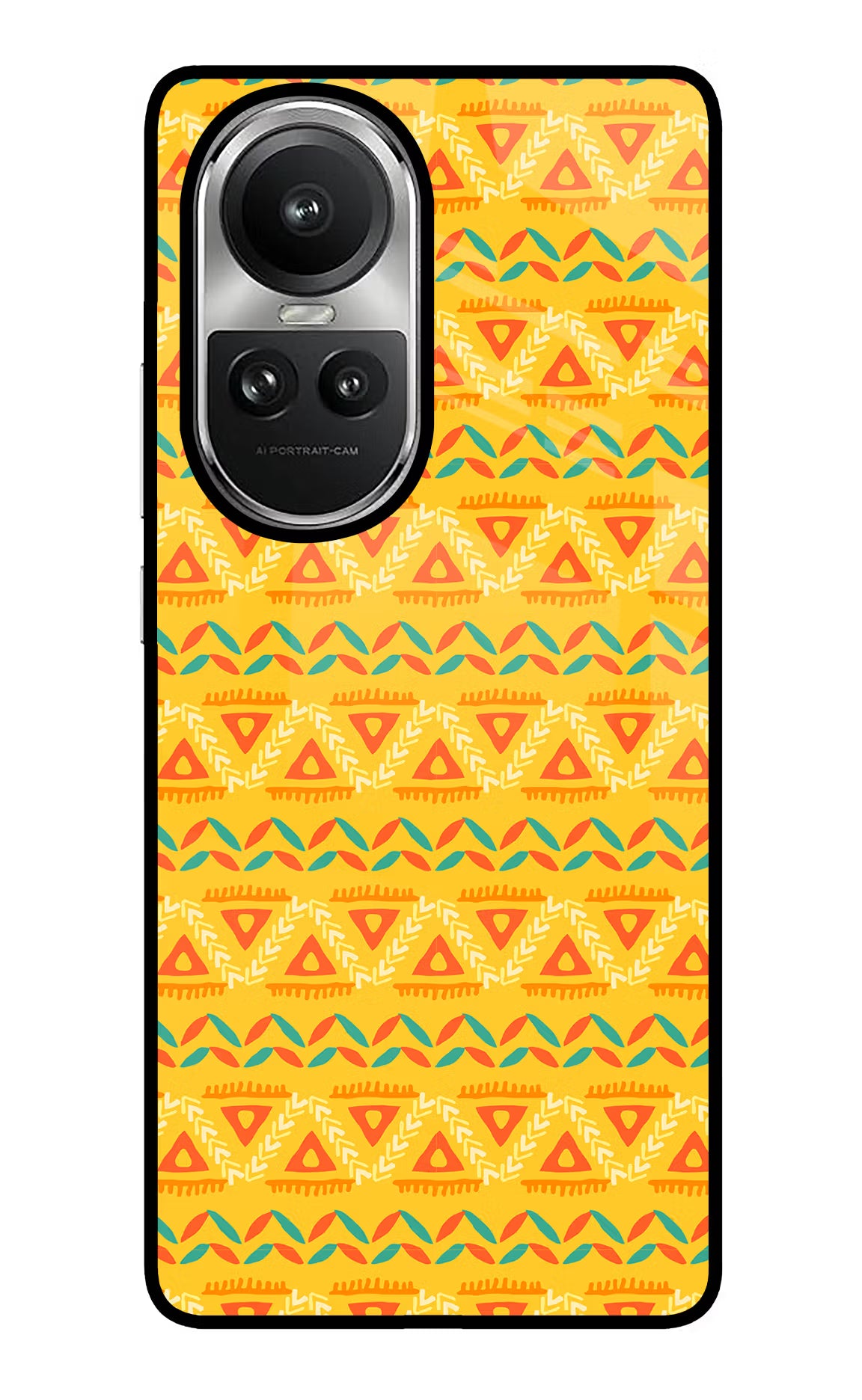 Tribal Pattern Oppo Reno10 5G/10 Pro 5G Glass Case Back Cover by Casekaro