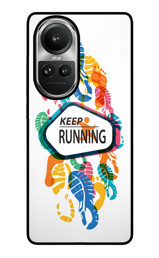Keep Running Oppo Reno10 5G/10 Pro 5G Glass Case