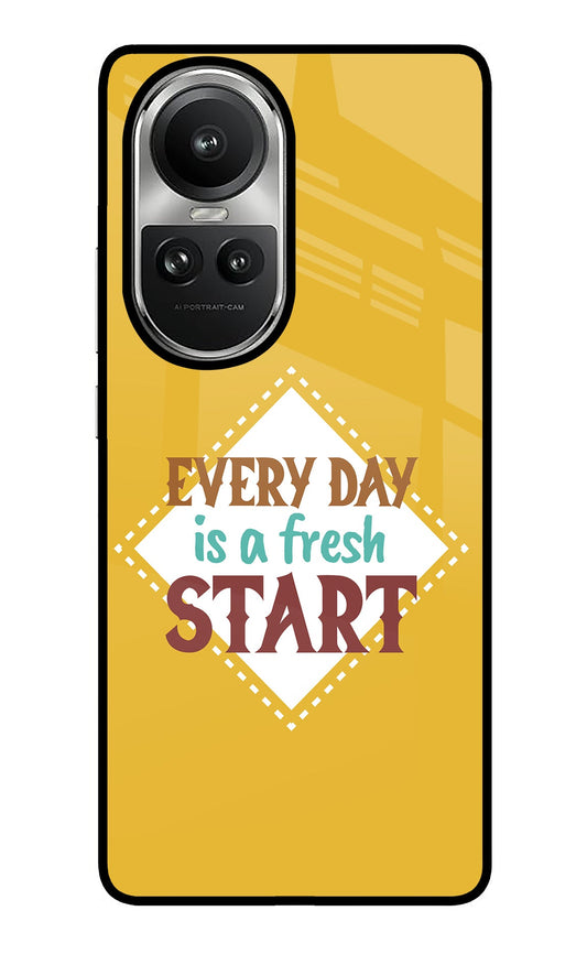 Every day is a Fresh Start Oppo Reno10 5G/10 Pro 5G Glass Case