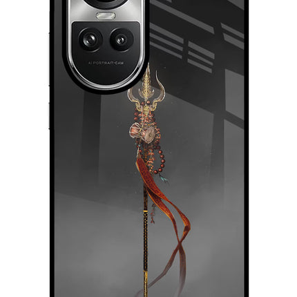 Shiv Trishul Oppo Reno10 5G/10 Pro 5G Glass Case Back Cover by Casekaro