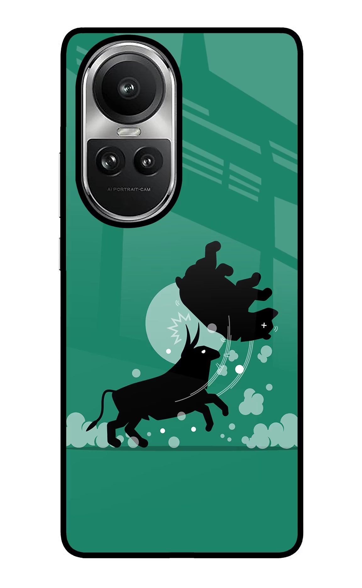 Bull Conqueror Oppo Reno10 5G/10 Pro 5G Glass Case
