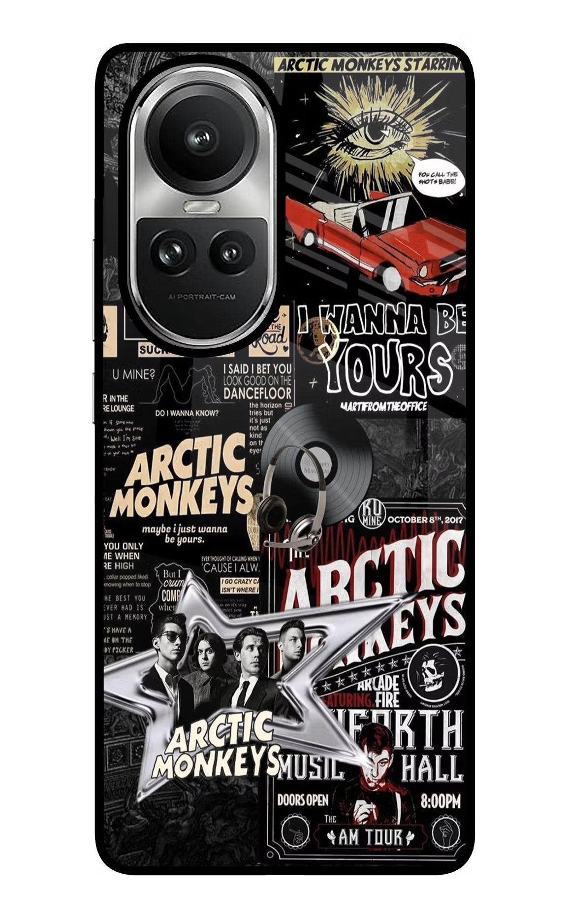 Arctic Monkeys Oppo Reno10 5G/10 Pro 5G Glass Case Back Cover by Casekaro