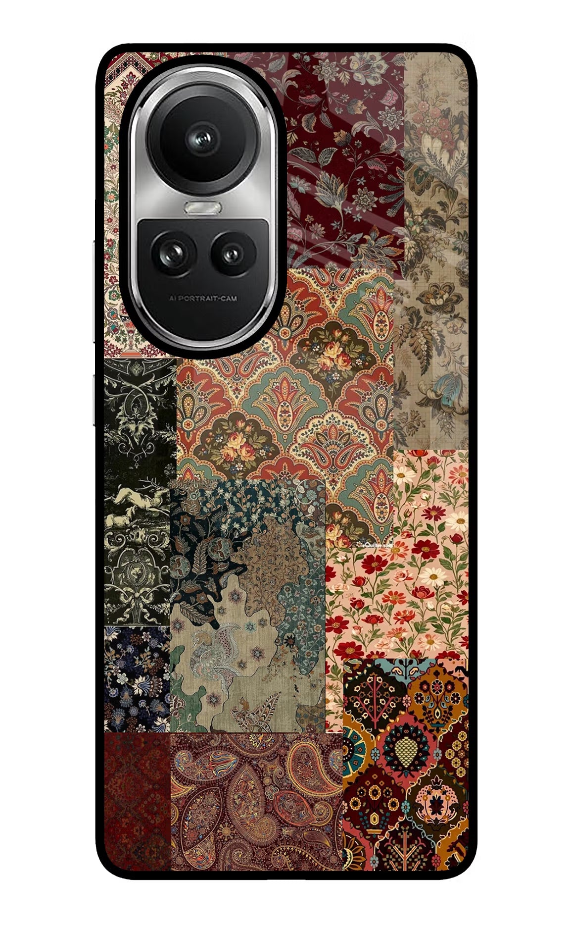 Desi Print Oppo Reno10 5G/10 Pro 5G Glass Case Back Cover by Casekaro