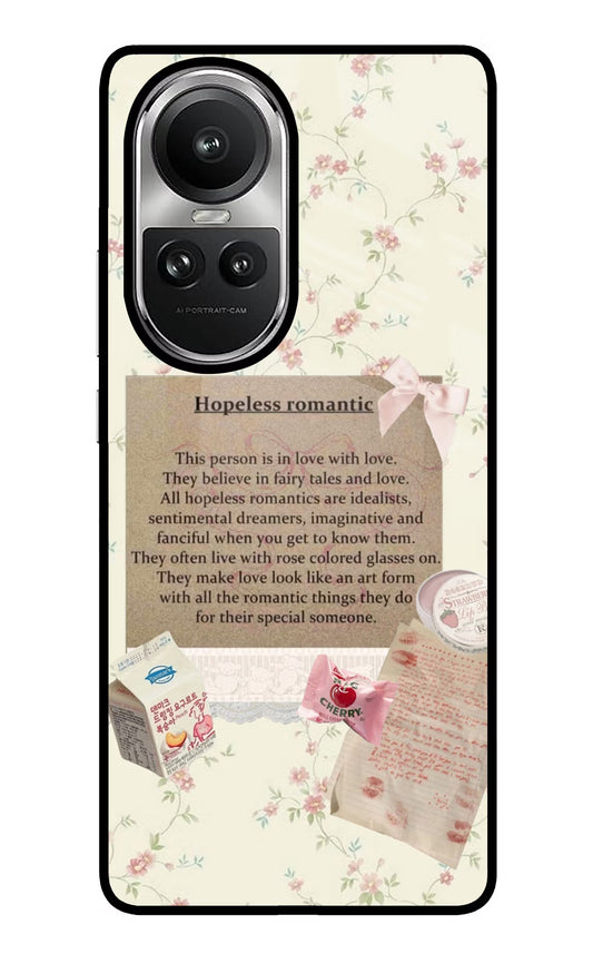 Hopeless Romantic Oppo Reno10 5G/10 Pro 5G Glass Case
