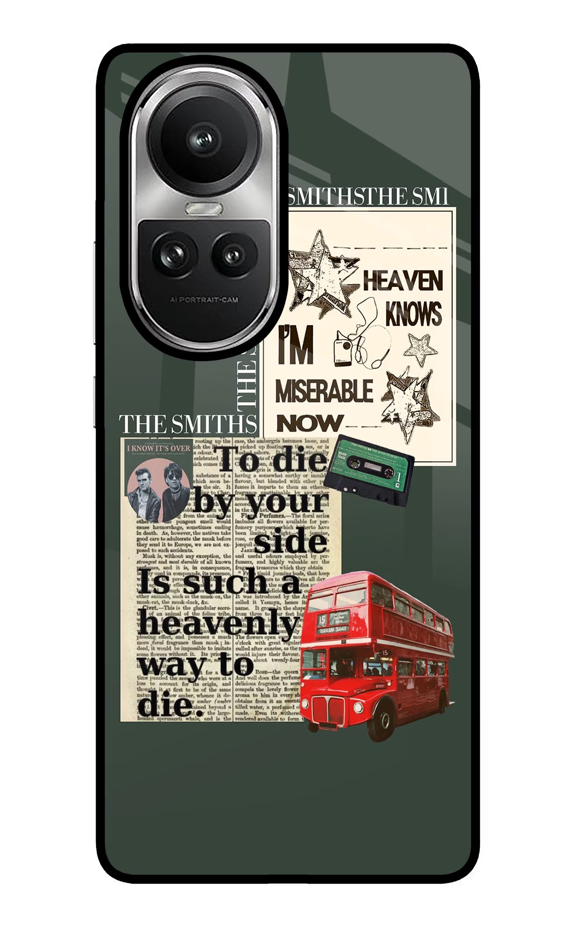 The Smiths Oppo Reno10 5G/10 Pro 5G Glass Case Back Cover by Casekaro