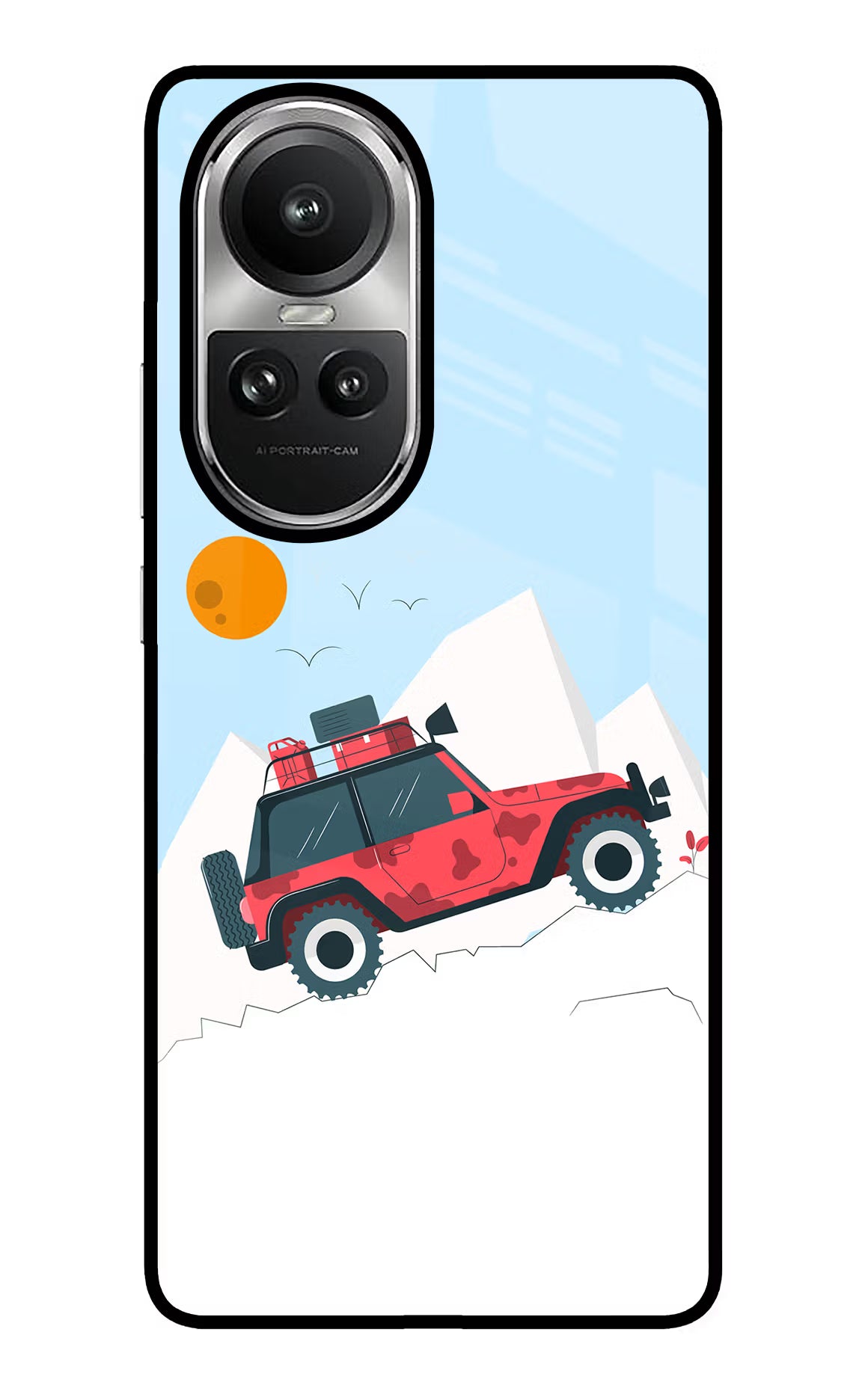 Mountain Trail Beast Oppo Reno10 5G/10 Pro 5G Glass Case Back Cover by Casekaro