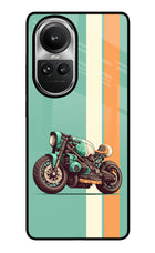 Striped Moto Drift Oppo Reno10 5G/10 Pro 5G Glass Case